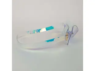 Curea transparentă cu poșetă