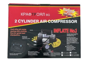 Compresor de anvelope AC-628A 2 cilindri 12V
