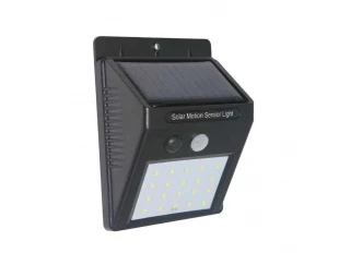 Lampă solară LED de exterior cu reflector pentru ușă cu senzor de mișcare