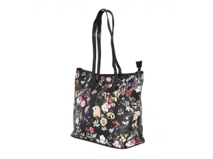 Geantă neagră cu flori - Florida