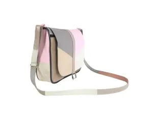 Geantă de mână din piele multicoloră - Elia