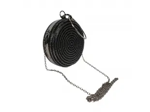 Geantă rotundă neagră - Valein