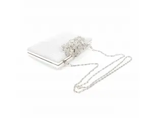 Geantă elegantă argintie - Melisa