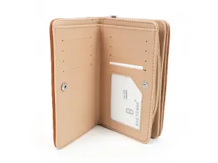 Poșetă medie din piele ecologică maro