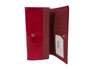 Poșetă roșie din piele lăcuită - Lolian