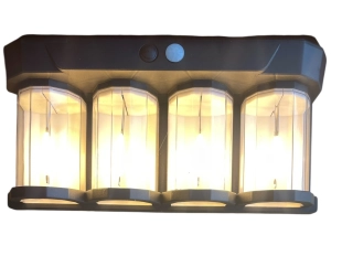 Lampă solară LED de exterior XF-8898 cu senzor de mișcare - spot de ușă cu 4 diode