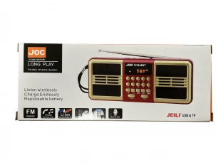 Radio portabil JOC H1822BT - Bluetooth, radio FM, player MP3, USB și card SD