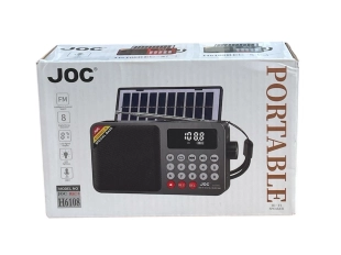 Radio portabil JOC H6108REC-S - Bluetooth, radio FM, player MP3, USB și card SD