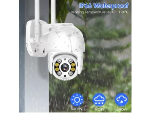 Set de 4 camere wireless cu rotire/înclinare și înregistrator NVR