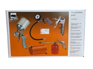 Set scule pneumatice - 5 piese, cu conectori rapizi