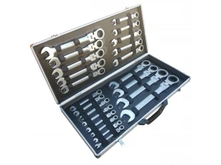 Set de chei combinate de la 6 mm la 32 mm într-o cutie metalică KraftRoyal