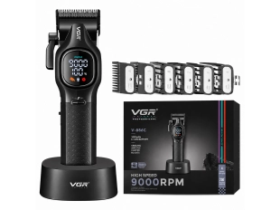 Mașină de tuns profesională VGR V-886C - Neagră