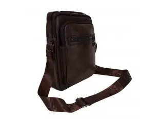 Geantă bărbătească maro închis - Markes