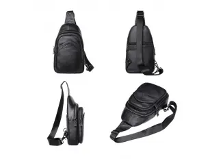 Geantă crossbody din piele - Bod