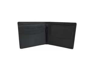 Portofel negru din piele hunter - Lons