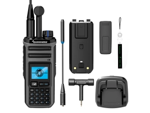 Stație radio QUANSHENG TK11 de 10W cu frecvențe VHF, UHF, AM, FM