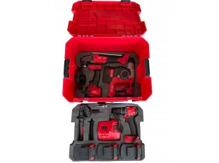 Ciocan fără fir, polizor unghiular, cheie și șurubelniță cu 3 baterii 36V 8Ah și încărcător KraftRoyal