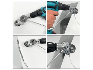Accesoriu șurubelniță pentru tăierea tablei metalice