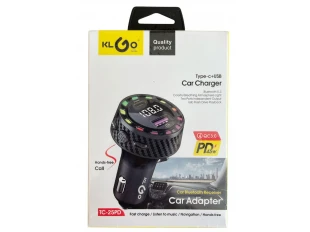 Încărcător auto / transmițător FM KLGO TC-25PD 45W 12 / 24V