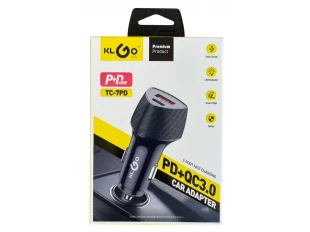 Încărcător auto KLGO TC-7PD 45W 12/24V