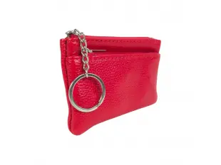 Poșetă roșie cu inel de chei