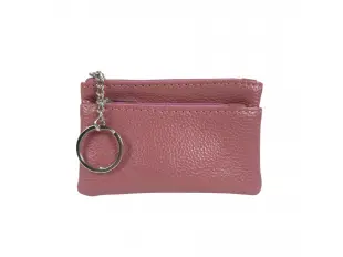 Poșetă roz cu breloc