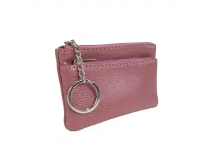 Poșetă roz cu breloc