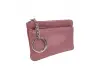 Poșetă roz cu breloc