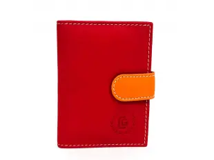 Carte de vizită roșie cu agrafă