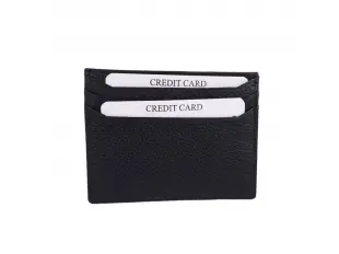 Suport pentru carduri din piele naturală