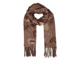 Eșarfă de damă cu inimioare - Elza