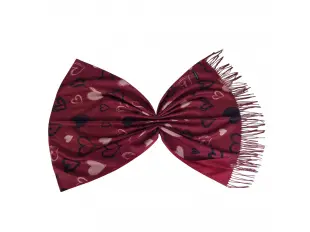 Eșarfă de damă cu inimioare - Lori