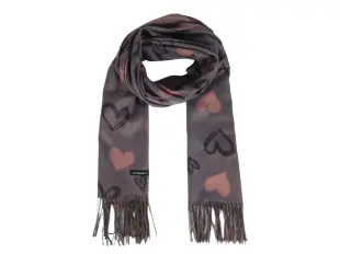 Eșarfă pentru femei cu inimioare - Moderno