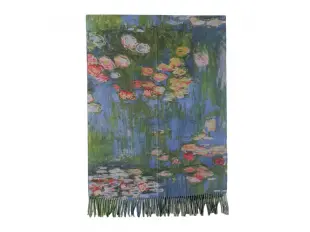 Eșarfă și mănuși pentru femei cu două fețe - Claude Monet - Nuferi