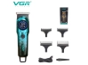 Aparat de tuns profesional pentru păr și barbă cu afișaj VGR V-966 - Verde VGR - imagine 2