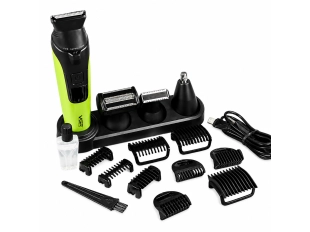 Set de tuns fără fir VGR V-634 pentru barbă și păr - Verde