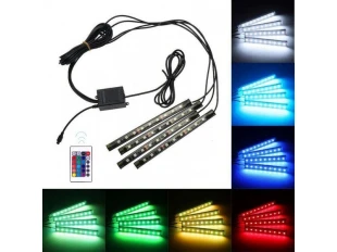 Iluminare interioară auto LED RGB