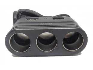 Priză brichetă Olesson 1680, 3 prize, 4 USB, încorporată