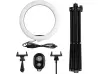 Inel luminos LED universal de 10" cu trepied 186 cm, diverse culori, YouTube, TikTok