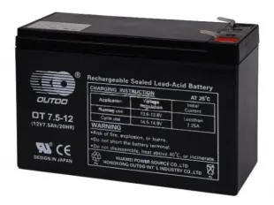 Baterie de tracțiune 12V 7.5Ah, UPS OT7.5 -12