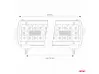Spot auto LED, Combinat, 800x74, 220 LED-uri, 660W, 66000lm
