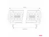Spot LED tip bară pentru mașină, combinat, 650x74, 160 LED-uri, 540W, 54000lm