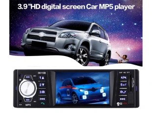 DVD multimedia pentru mașină cu ecran TFT de 3,9" - player auto cu Bluetooth, USB, AUX, card SD