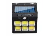 Lampă solară LED de exterior cu 6 diode și reflector cu senzor de mișcare pentru ușă Lampă solară LED de exterior cu 6 diode și reflector cu senzor de mișcare pentru ușă