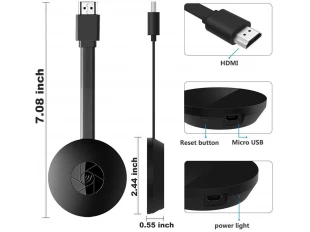 Player multimedia pentru televizor Chromecast HDMI SMART TV 4k