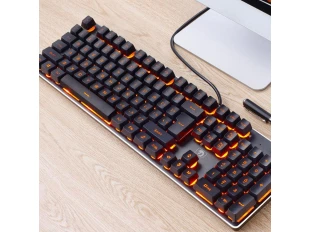 Tastatură de machiaj Shipadoo K600 cu design impermeabil și iluminare din spate, două culori
