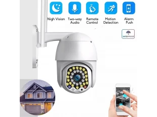 2 camere wireless tip dome pentru exterior LYLU 32 diode 5mpx iCSee
