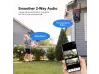 Cameră IP WiFi inteligentă triplă de 12MP cu obiectiv dublu și zoom 10× iCSee 