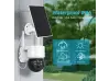 Cameră solară WIFI cu panou solar PTZ 360, 1080P, Full HD, vedere nocturnă color
