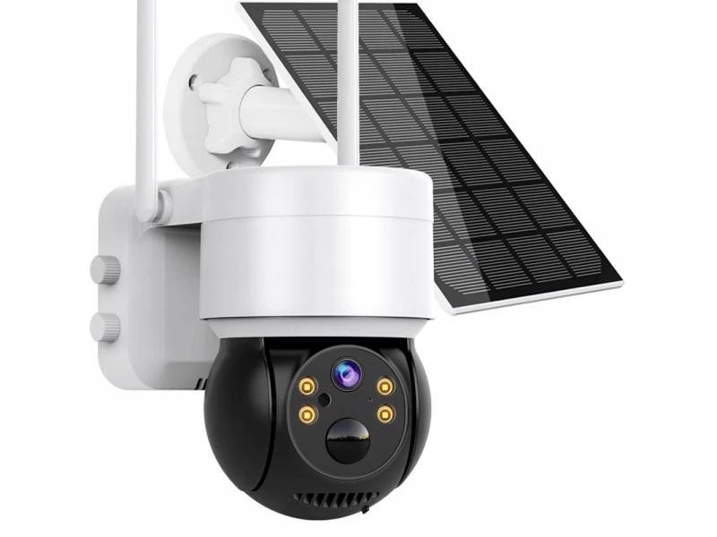 Cameră solară WIFI cu panou solar PTZ 360, 1080P, Full HD, vedere nocturnă color